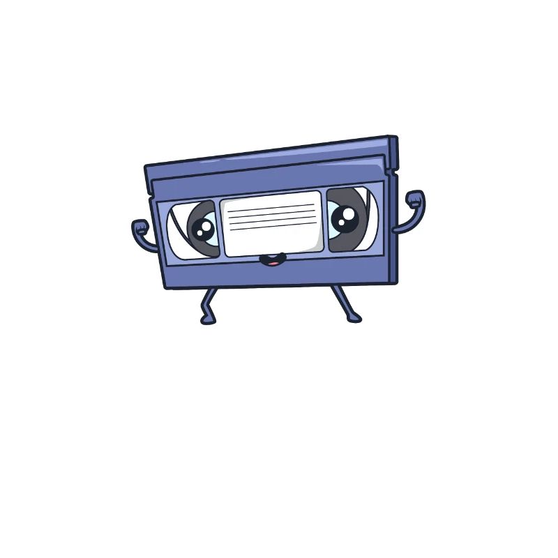 Never forget - Retro Kawaii VHS Cassette