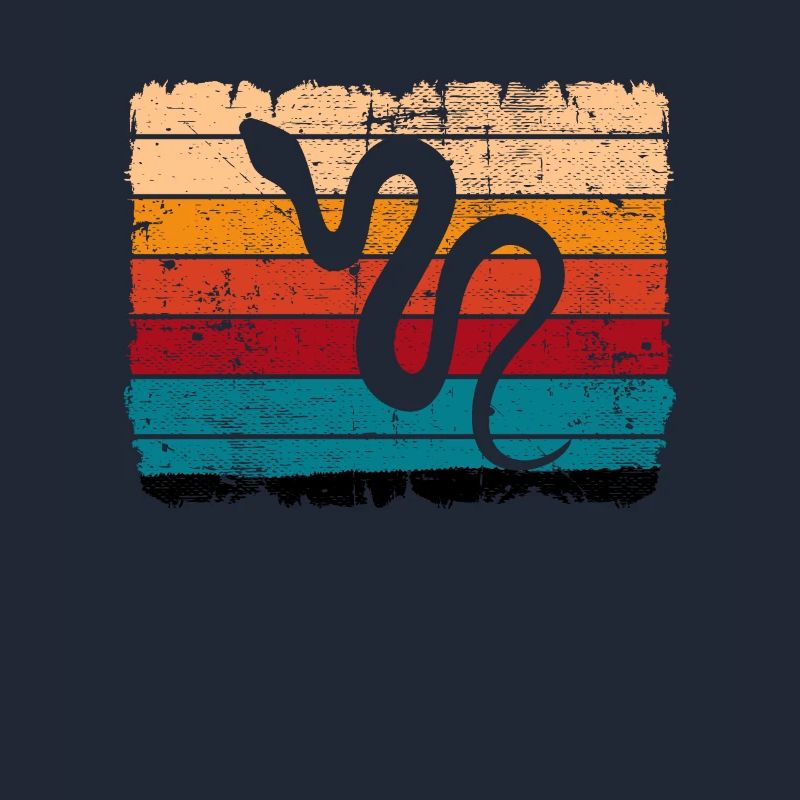 Snake Retro Reptile Python Idée cadeau