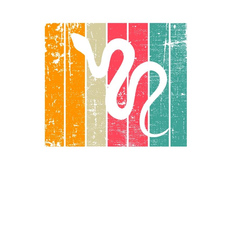 Snake Retro Reptile Python Idée cadeau