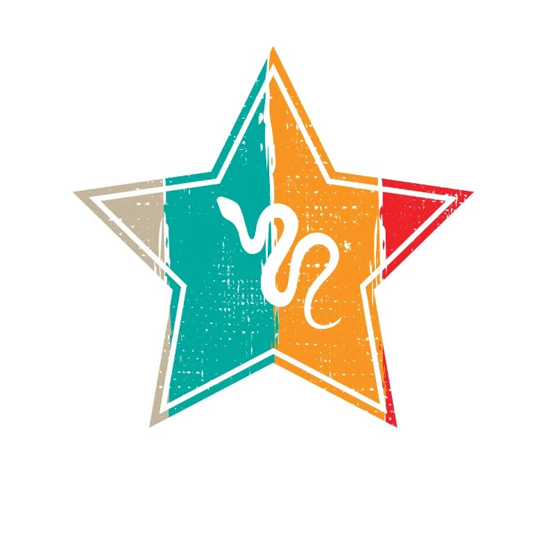 Snake Retro Reptile Python Idée cadeau