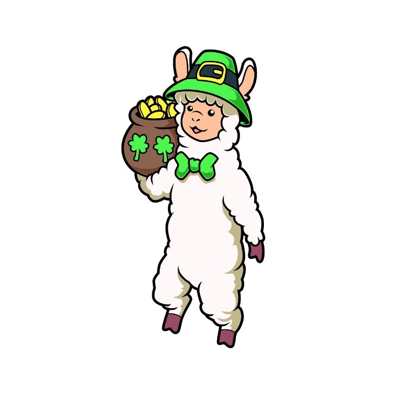 Lama Leprechaun: le lama de St Patrick