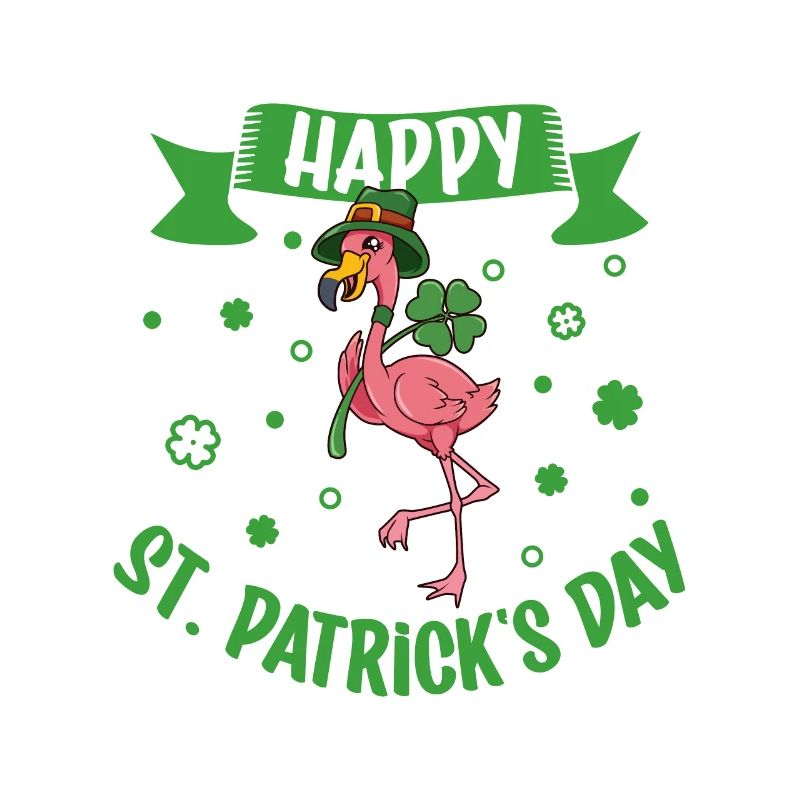 St Patrick’s Flamingo - Bonne Saint-Patrick