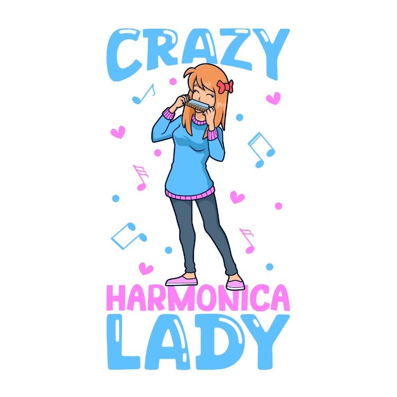 Crazy Harmonica Lady