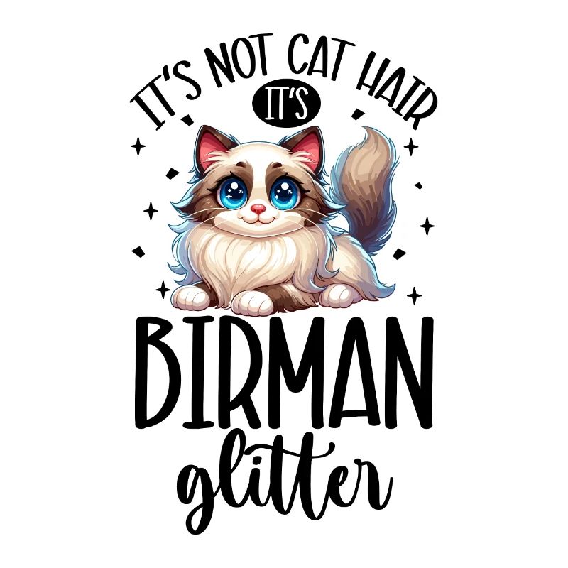 Katzen Glitzer - Birma