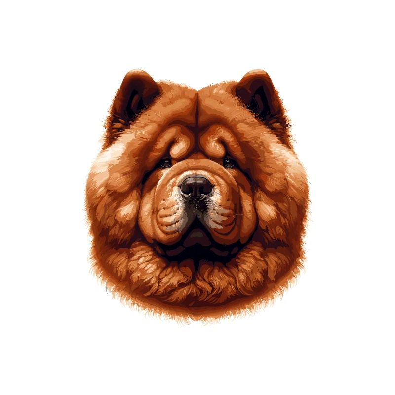 Hundegesicht - Chow Chow