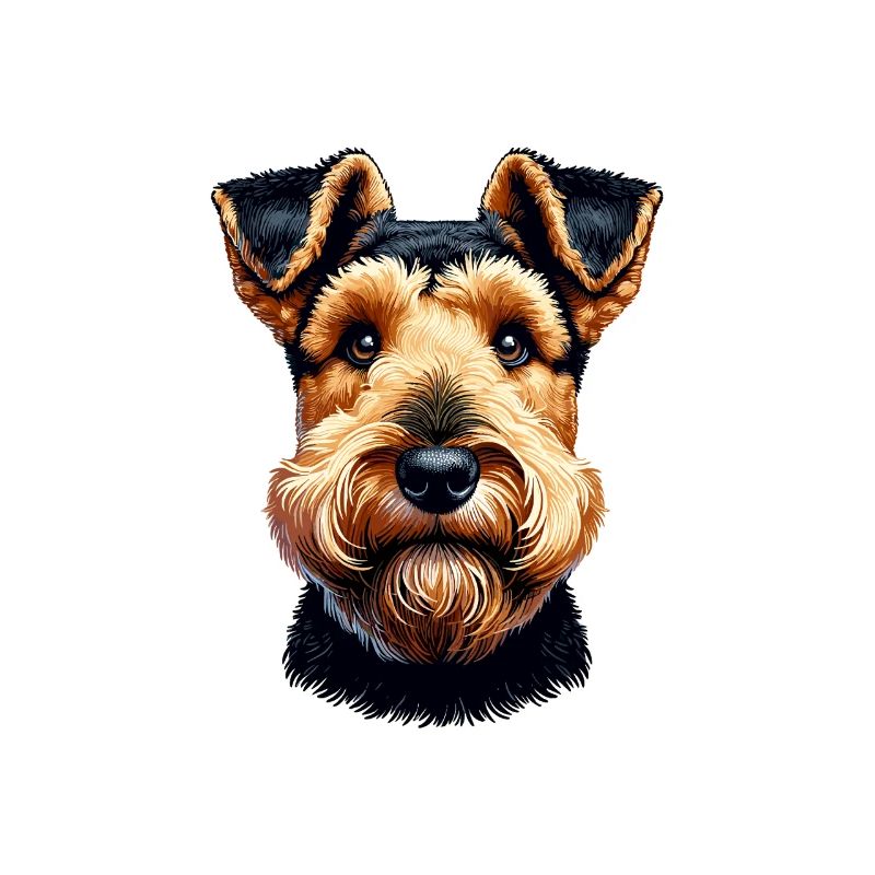 Visage de chien - Welsh Terrier