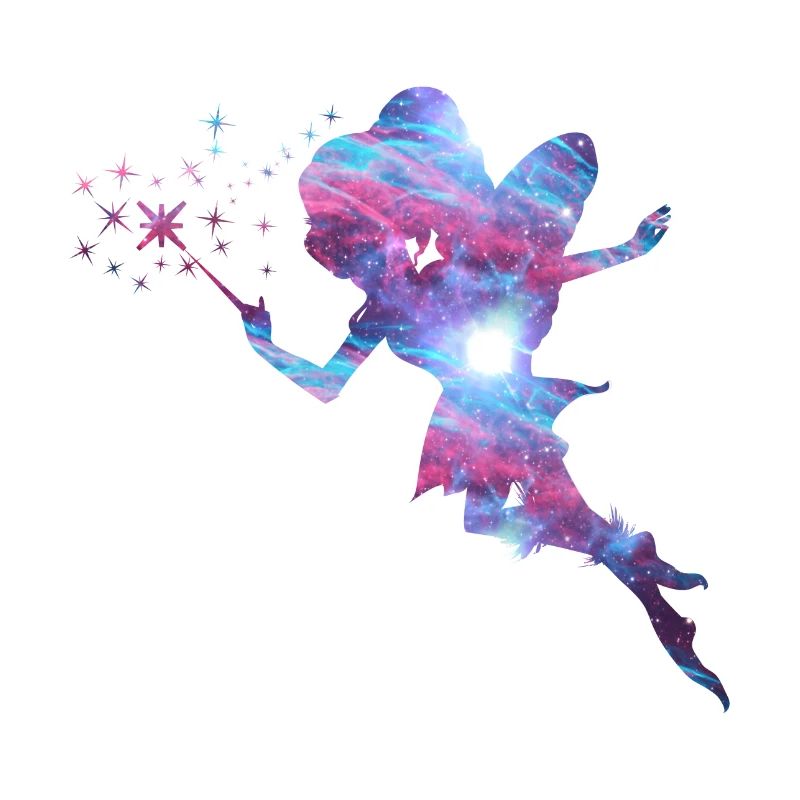Fee Silhouette gute Fee Elfe Geschenk Märchen