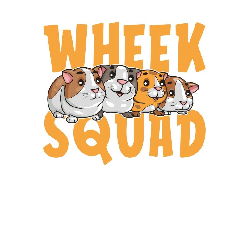 Wheek Squad Cochon d’Inde Rongeur Amoureux