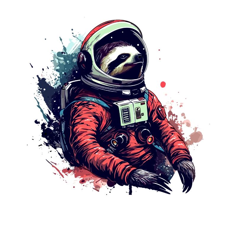 Sloth Astronaut - A Space Trip In