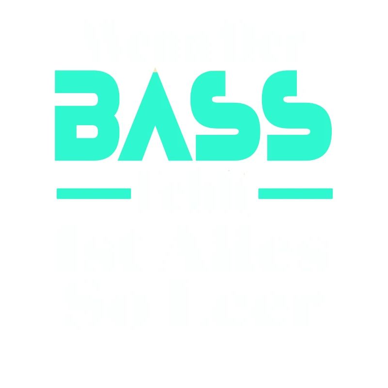 If the bass is missing everything is so empty -