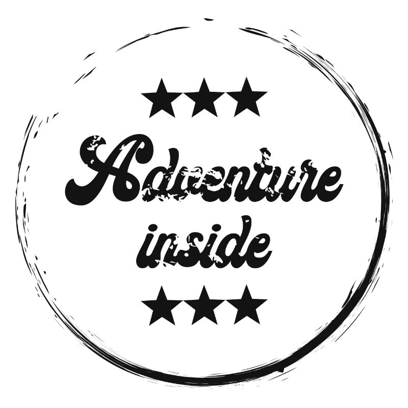 Aventure aventure inside comme l’inscription Grunge