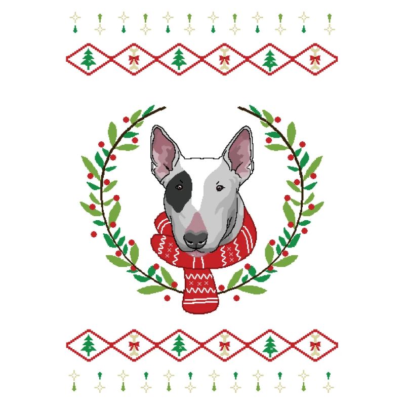 Cadeau de pull de Noël laid Bull Terrier