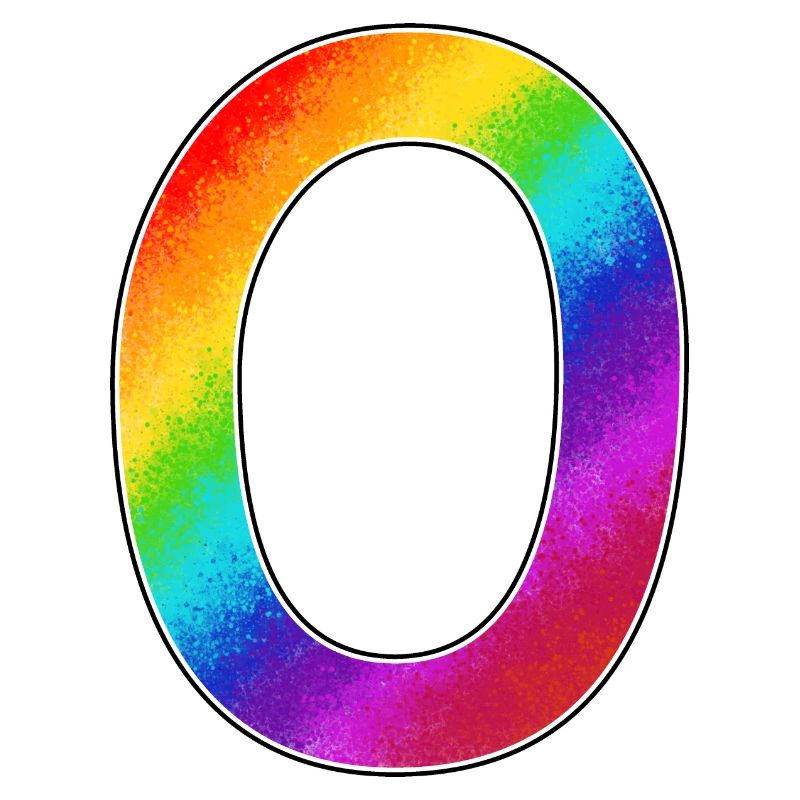 Regenbogen Null Geburtstag