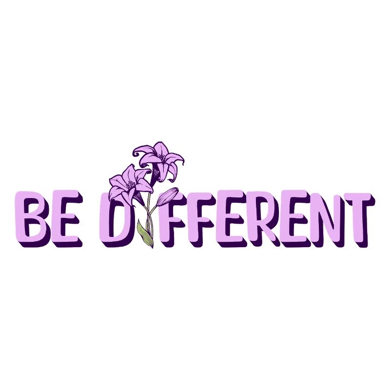 BE DIFFERENT - Jardin de fleurs de lys violets