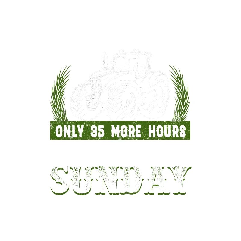 Vendredi Plus d'heures de travail avant dimanche Fermier
