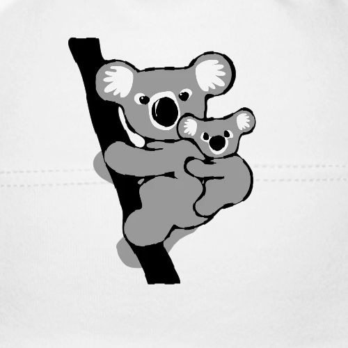 koala et son petit - Bonnet bio Bébé