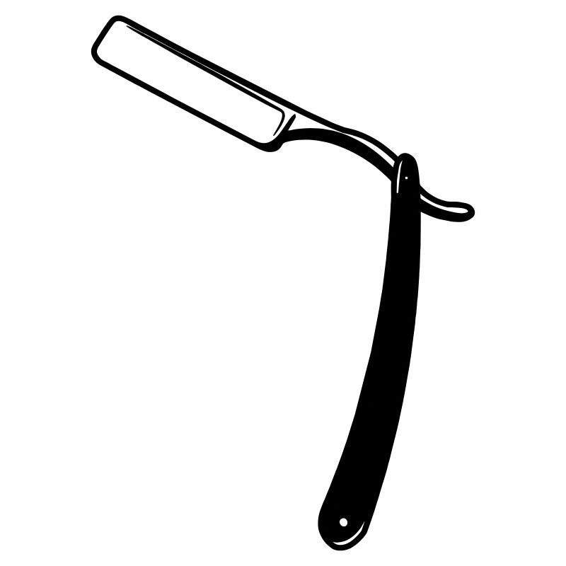 Razor open transparent shadow image