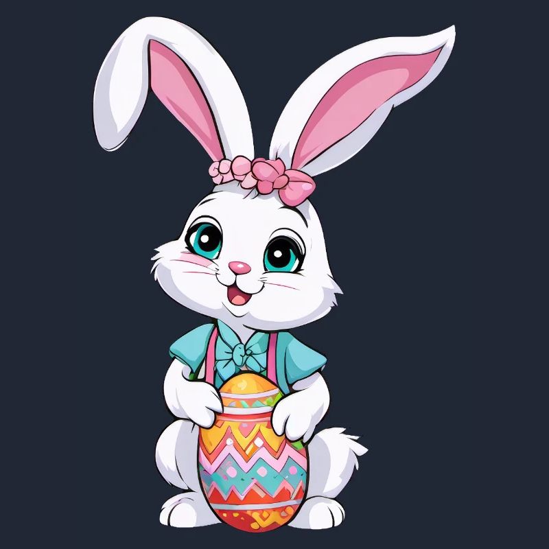 Easter bunny with Easter eggs