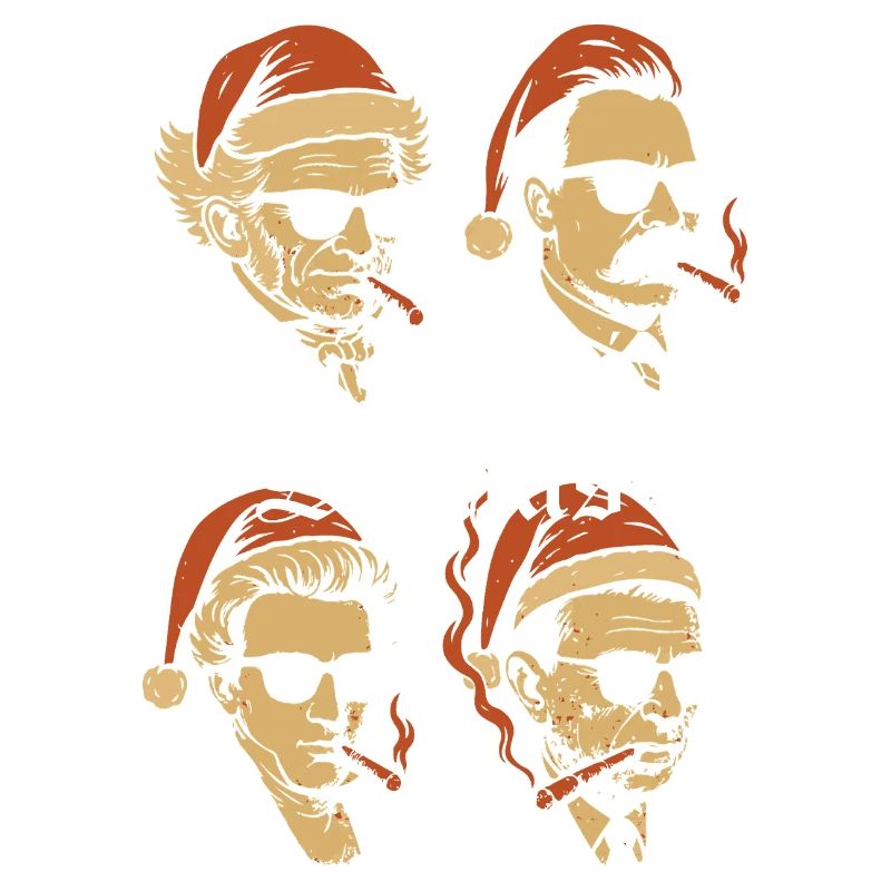 Existential Santas in Sunglasses