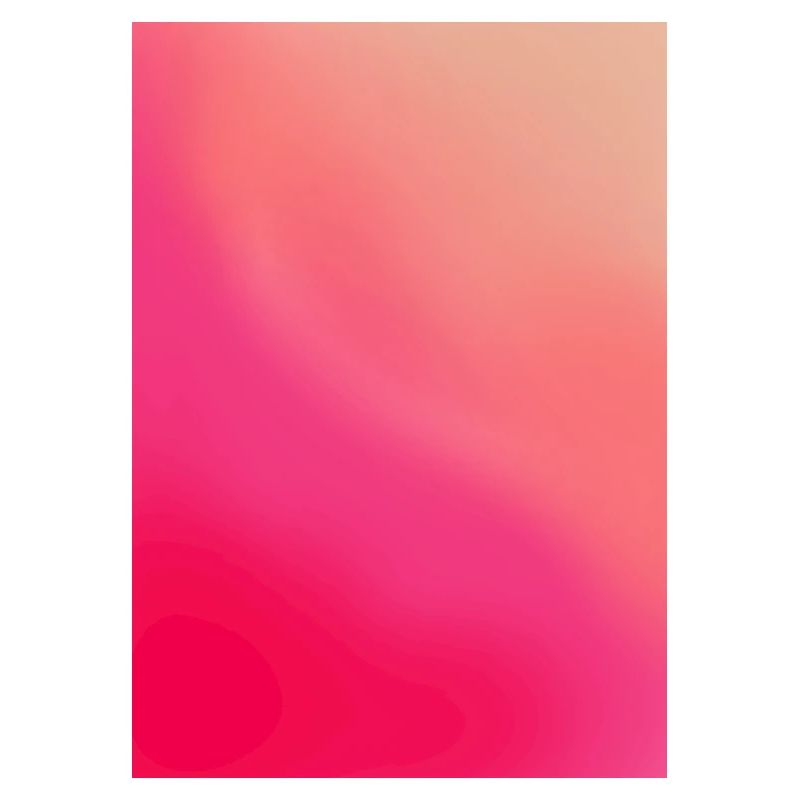 Gradient - Waves pink red customizable