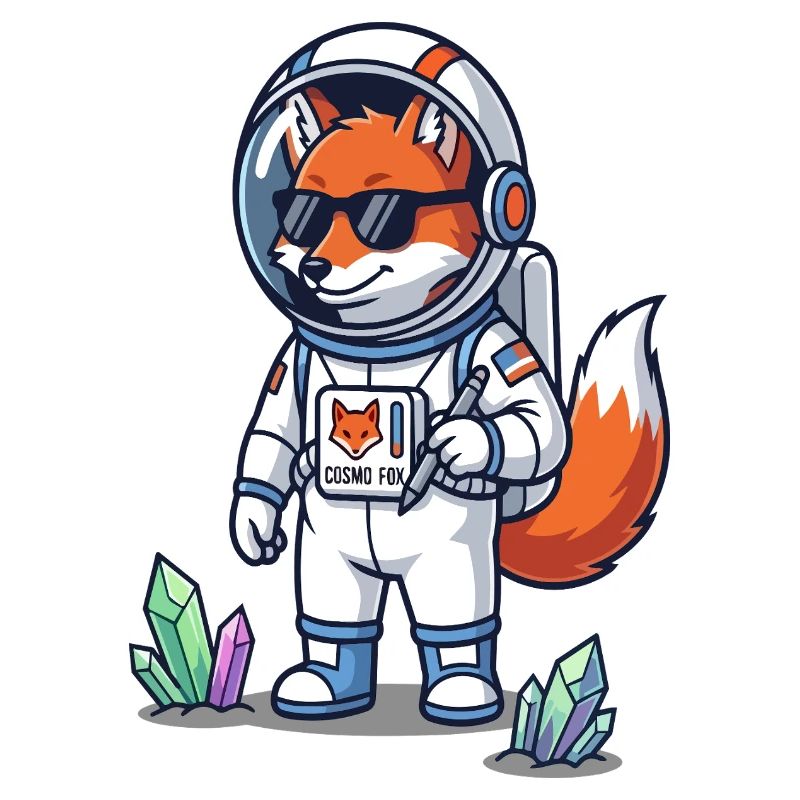 Cosmo Fox Astronaute Explorateur Spatial
