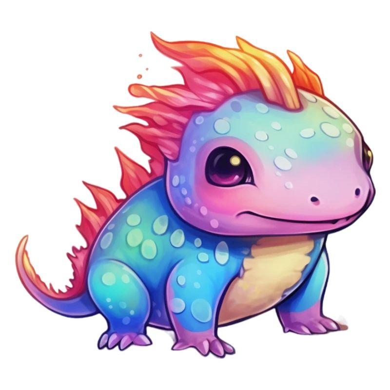 Rainbow Spell - Le mignon Axolotl