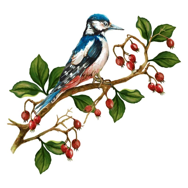 Bunter Vogel