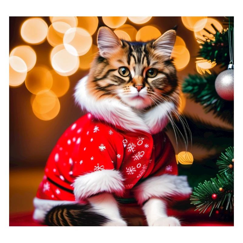 Katze im Pullover