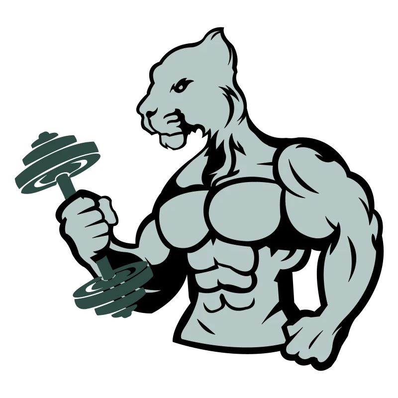 Bodybuilder Jaguar Dumbbell
