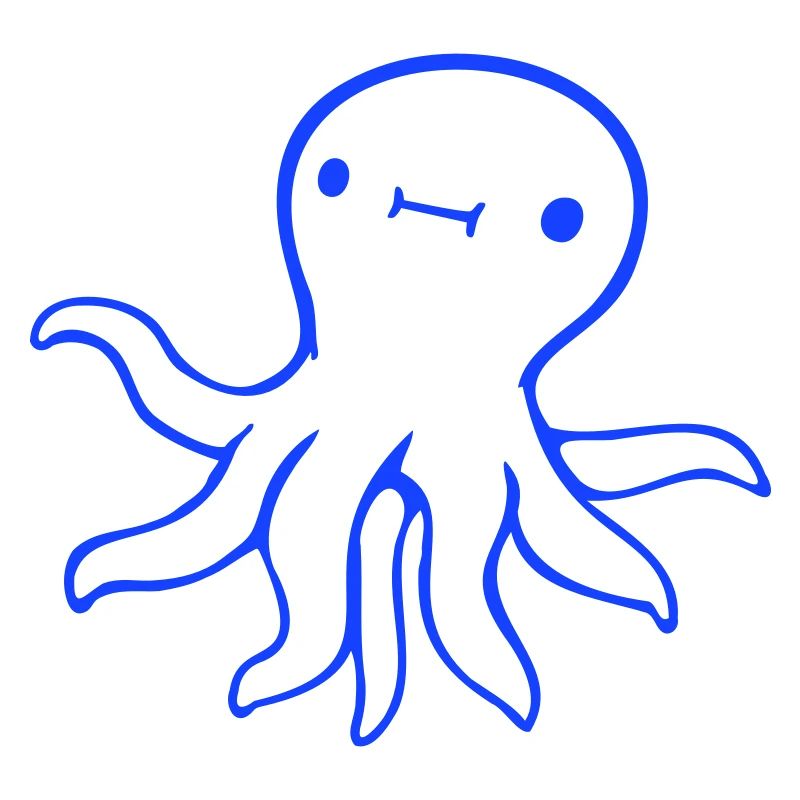 Pieuvre, Pieuvre, Pieuvre, Calmar, Céphalopode, Mignon, Mignon