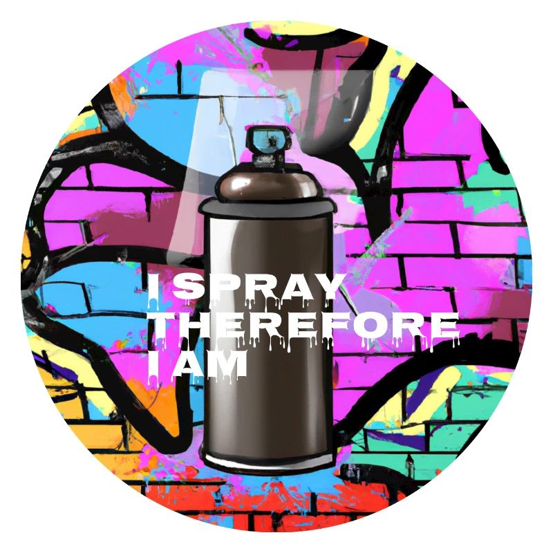 I SPRAY THEREFORE I AM - Spray can