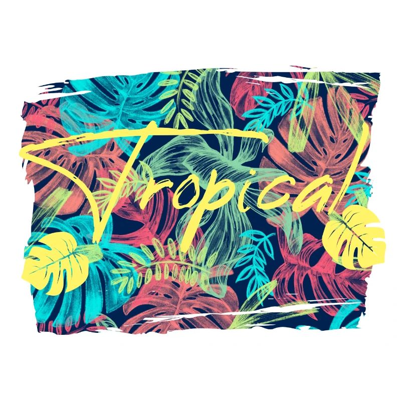 Feuilles tropicales