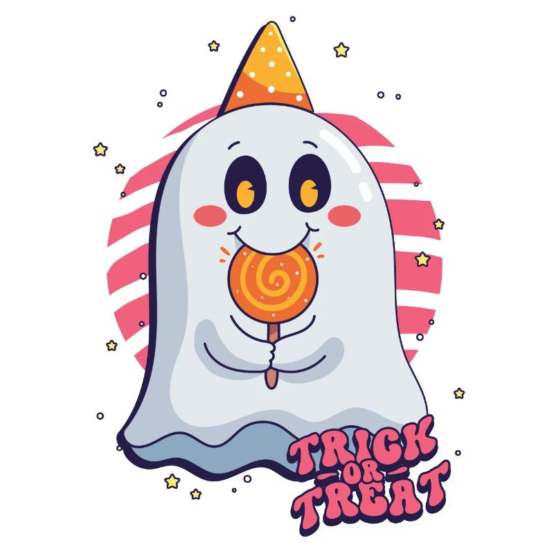 Süsses oder Saures Halloween Geist