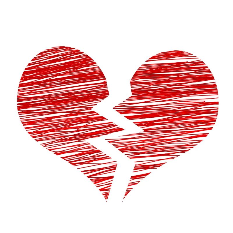 Le coeur brisé