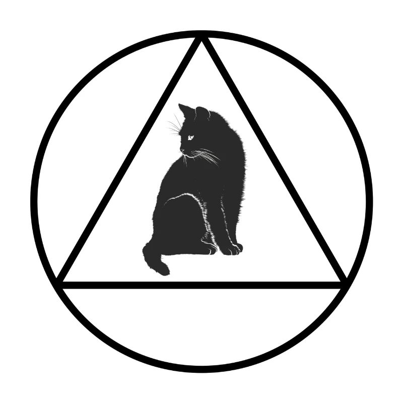 Triangle Cat Hipster