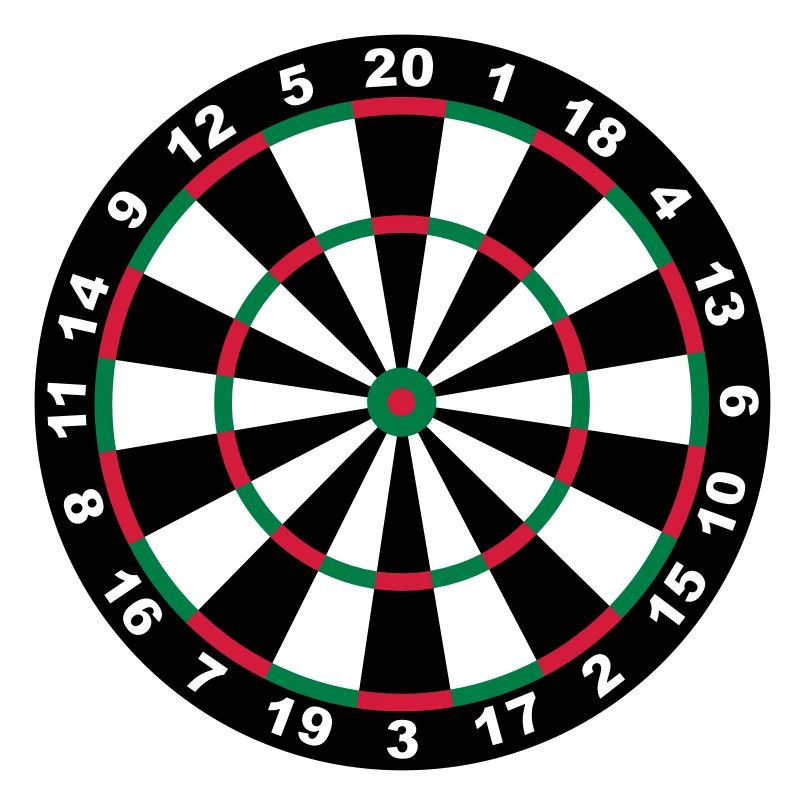 Cible de fléchettes