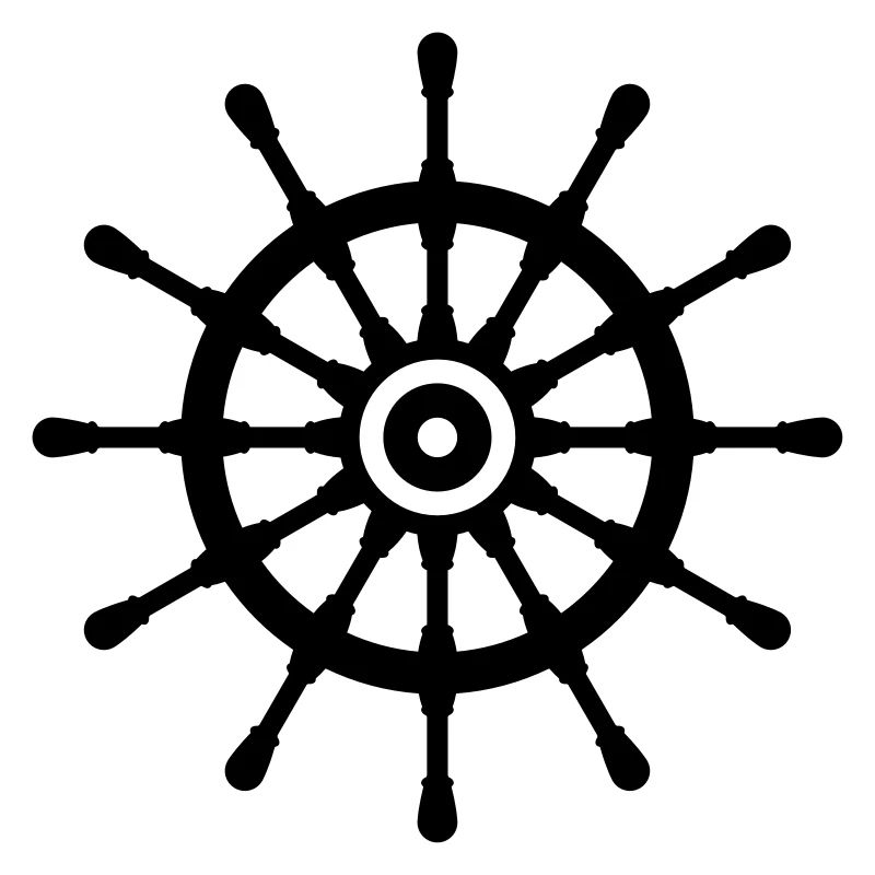 Ship Steering Wheel