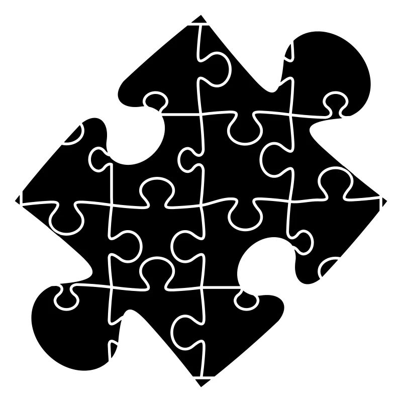 modèle de puzzle pièce de puzzle Puzzle puzzle