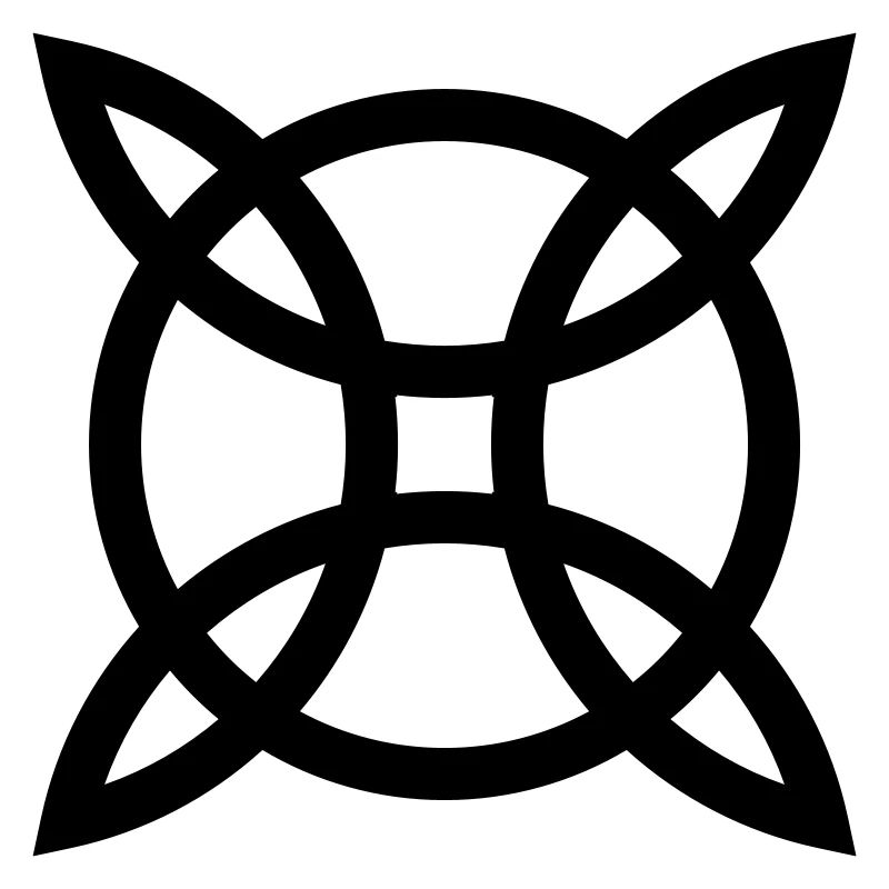 Witch`s Knot, Power of 4 elements - Binding Rune