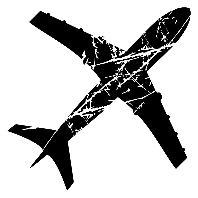 scratch tears stamp top down plane fly pilot machi