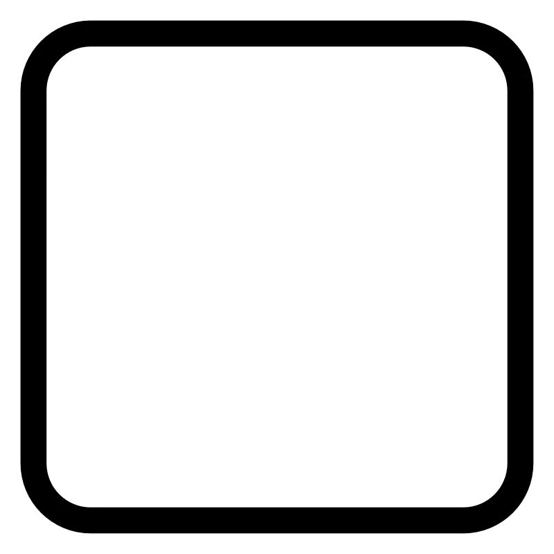 Square with round corners Template for editing