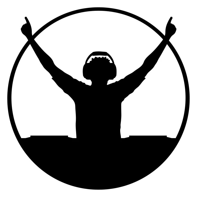 Ring DJ silhouette