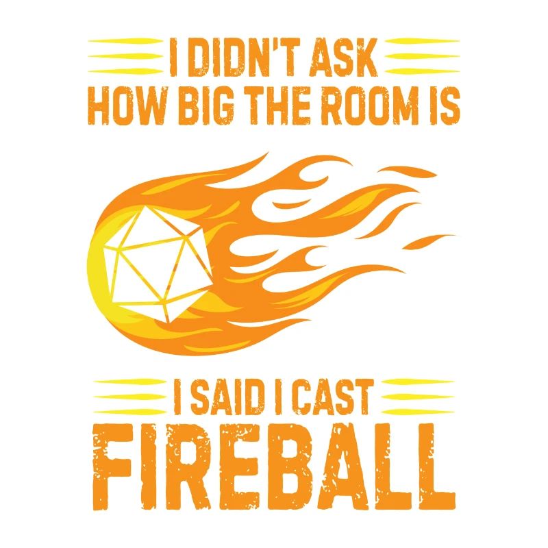 Fireball Geschenk Nerd Spruch Witz