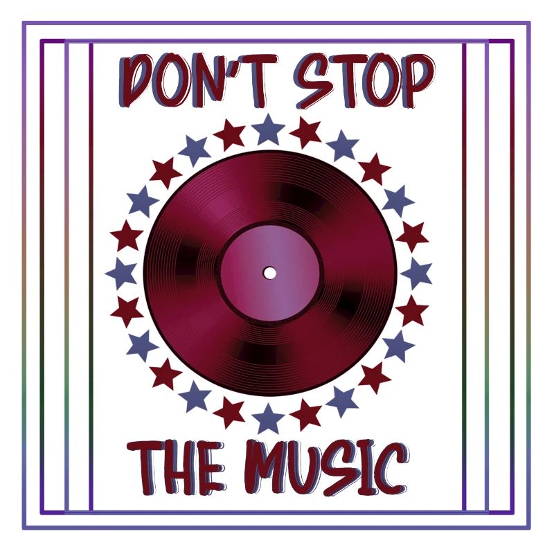 dont stop the music tons violet bordeau
