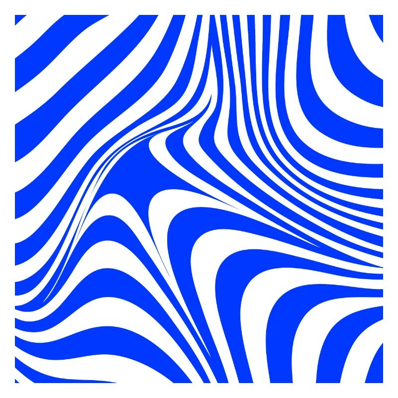 Vague mer bleu