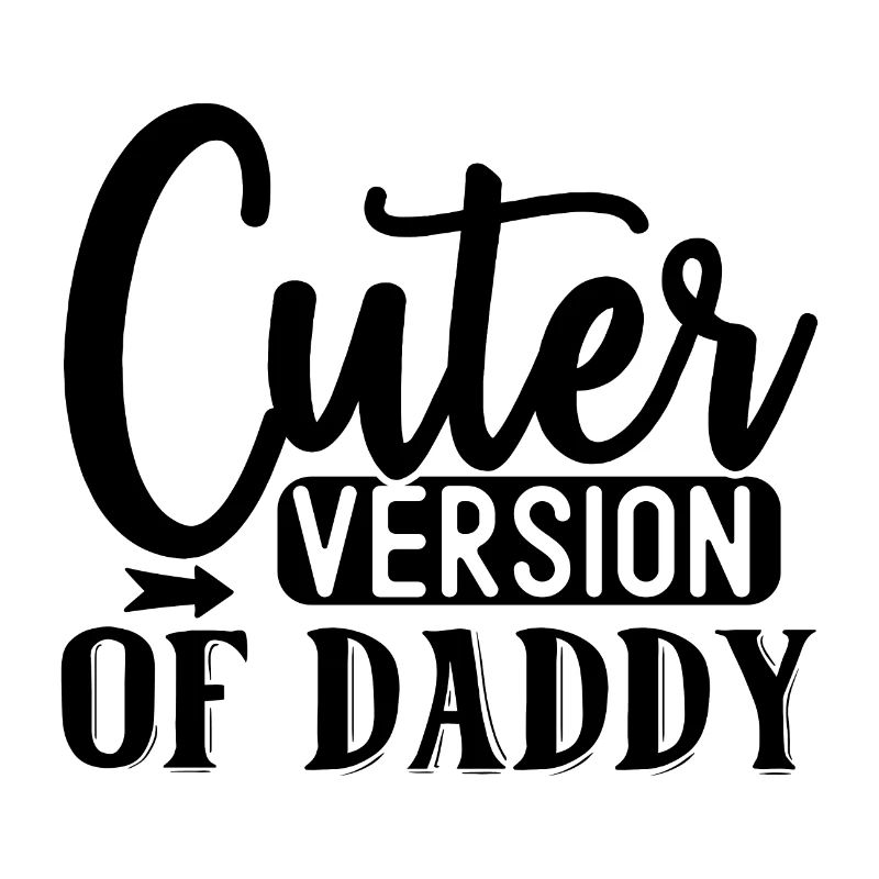 Version plus mignonne de Papa Idée Cadeau T-Shirt Bébé