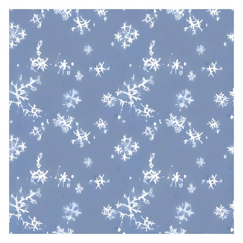 Snow pattern on a blue background