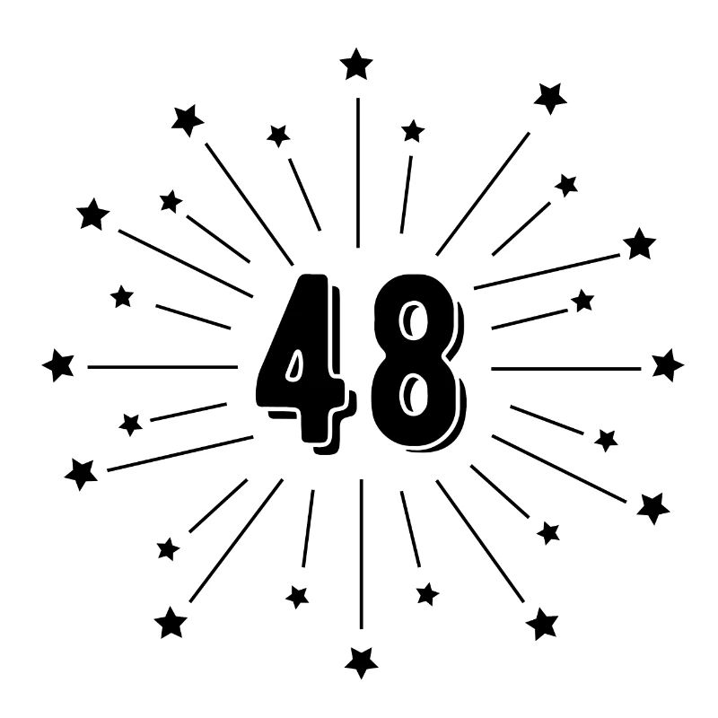 48th Starred Anniversary - 48th Anniversary Gift