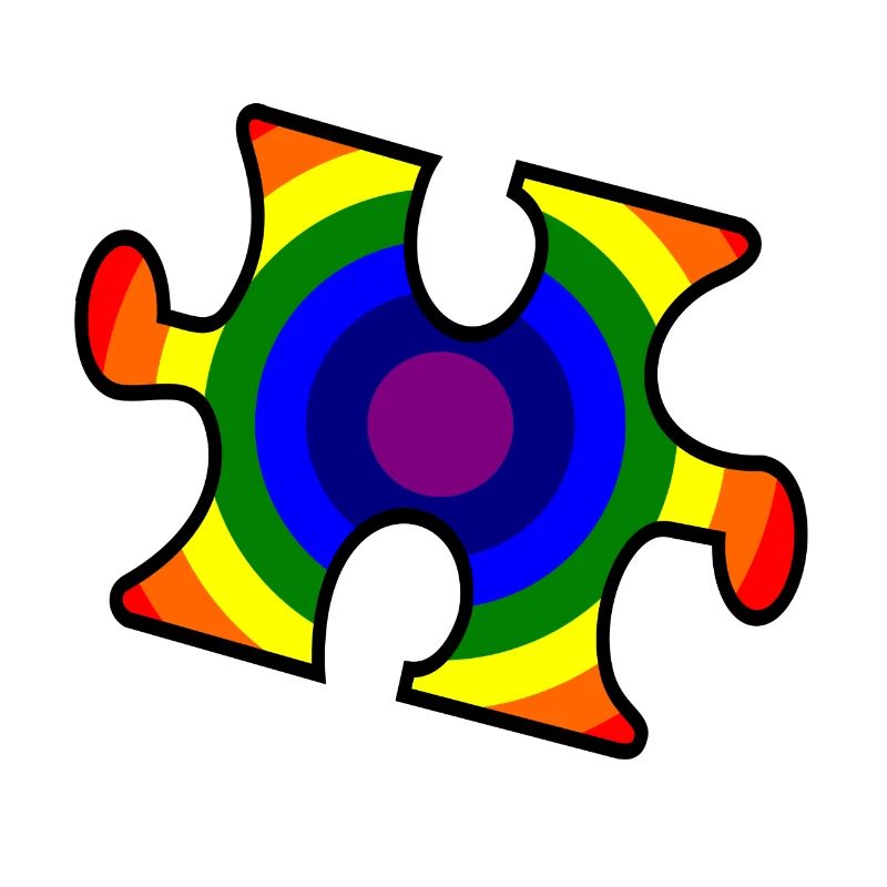 Rainbow Puzzleteil