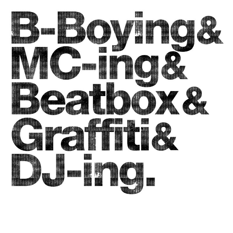 Hip Hop Five Elements black grunge